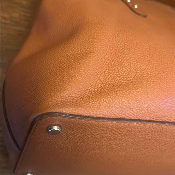 Kate Spade ♠️ Larchmont Avenue Evangelie Large Leather Tote Bag - Picture 10 of 16